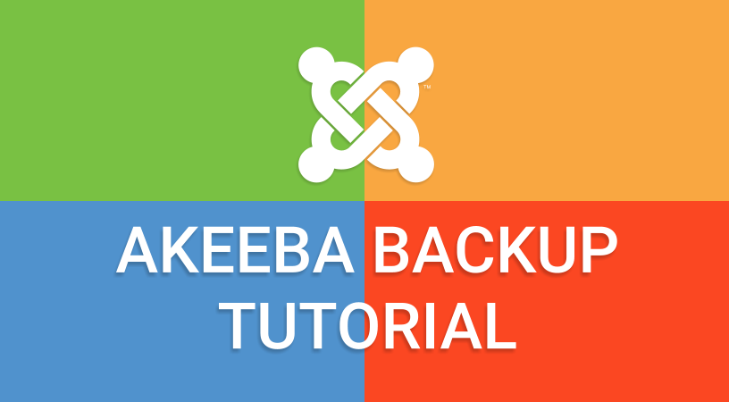 Akeeba Backup Tutorial Heading Graphic