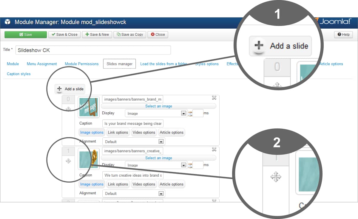 Joomla-SlideshowCK-Slides-View