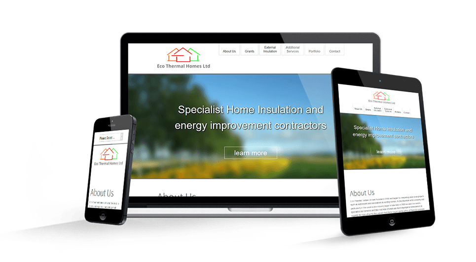 EcoThermal Homes Responsive Website img